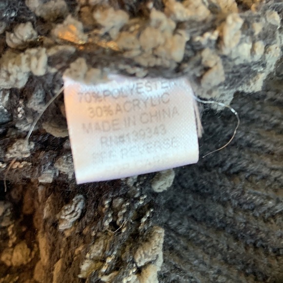 Soho Chick Gold & Black Crewneck Oversized Sweater Size Small - Picture 8 of 8